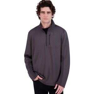 Spyder Men’s 1/4 Zip Tech Knit Sweatshirt Black Size Medium – Athletic Performan